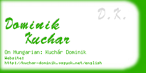 dominik kuchar business card